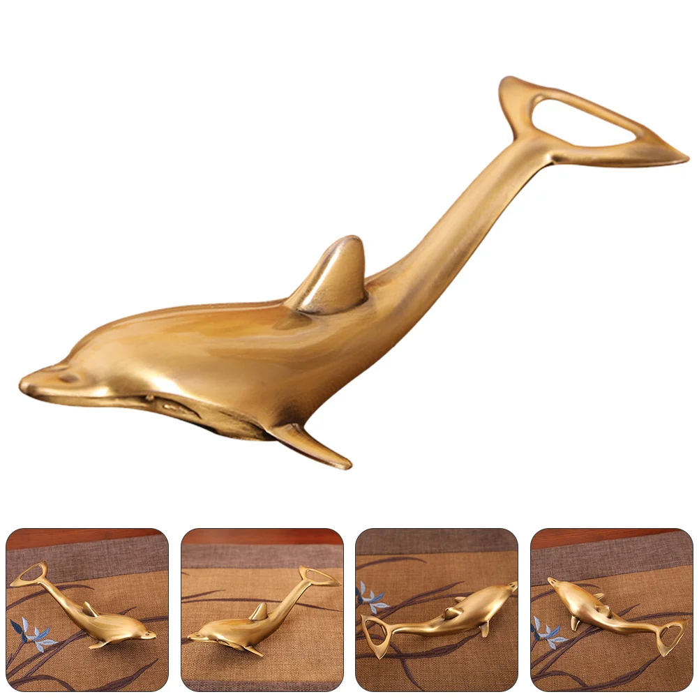 

Dolphin Shaped Metal Bottle Opener Practical Home Bar Accessory Easy Carry for Outdoor Picnic Activities