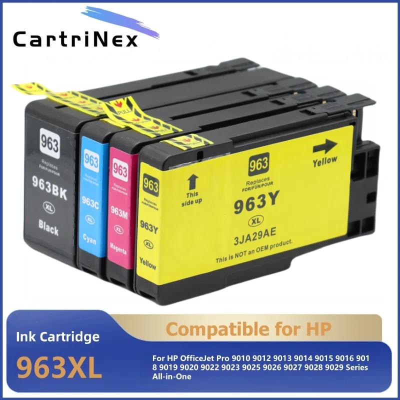 Cartucho de tinta Compatible para impresora HP 963XL 967XL 963 967 XL para HP963 HP967 Inkjet OfficeJet Pro 9010 9015 9020 9022 9025