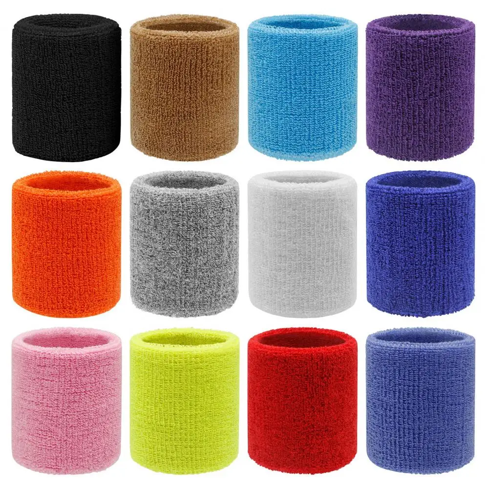 Sports Wristbands Tennis Sweat Bands Wrist Guard For Basketball Volleyball padel Fitness Sweatbands Wrist Wrap Cuff