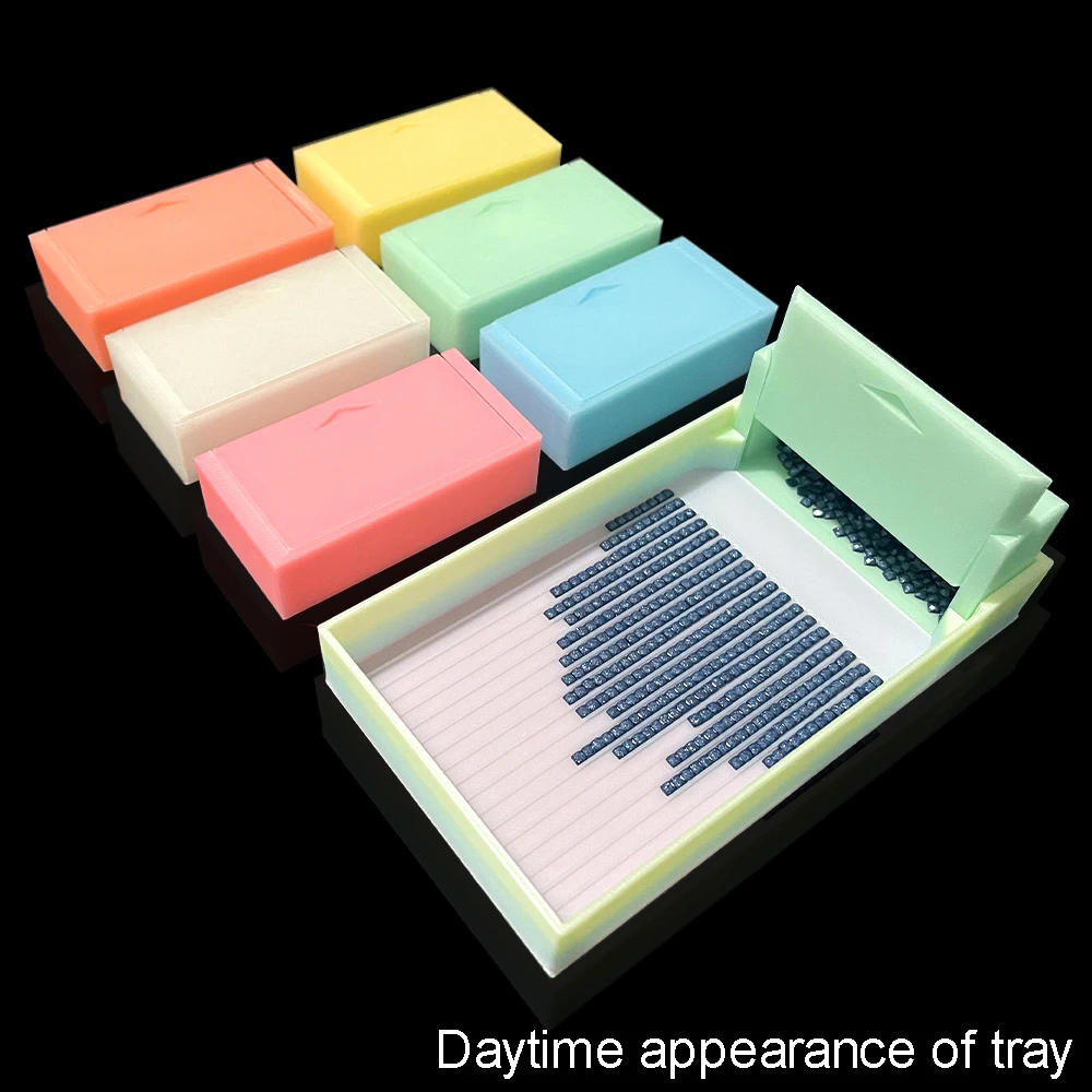 HOMFUN New Diamond Painting Tray，Multi functional take out drill and storage drill，5D Embroidery Accessories Tools Drill Tray - view 2
