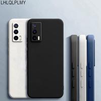 Square Liquid Silicone Soft Case For Vivo Y31 Y53S Y70 Y55 Y76 5G Y75 V20 SE V25e V25 Pro V27 Y01 Y16 Y35 Y22S V27e Y02 Cover