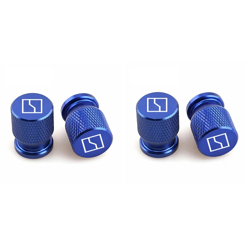 4 قطعة معدن الألومنيوم التصميم سيارة عجلة الاطارات صمام قبعات الغبار يغطي حافة ل Zeekr 001 Zeekr 009 Zeekr X Zeekr 003 اكسسوارات السيارات