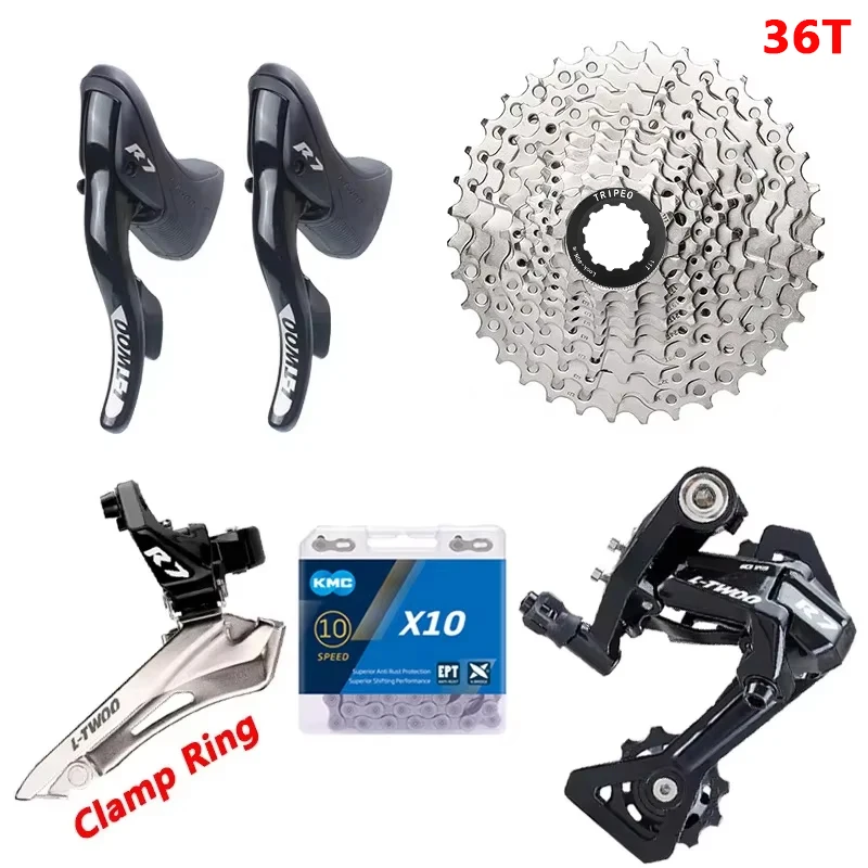 LTWOO R7 2x10 speed Racefiets kit Shifters Hendel Remderailleur X10 Ketting 10V Cassette 20S groepset met fow TIAGRA 4700
