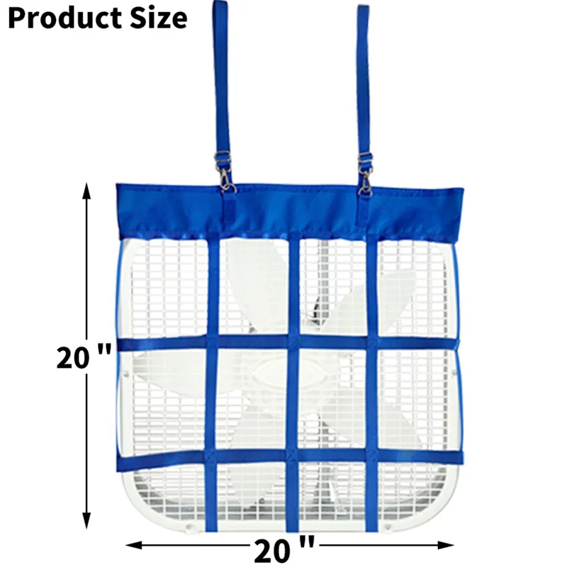 Stable Supplies Wall Dormitory Electric Fan Hanging Bag Adjustable Box Fan Bag