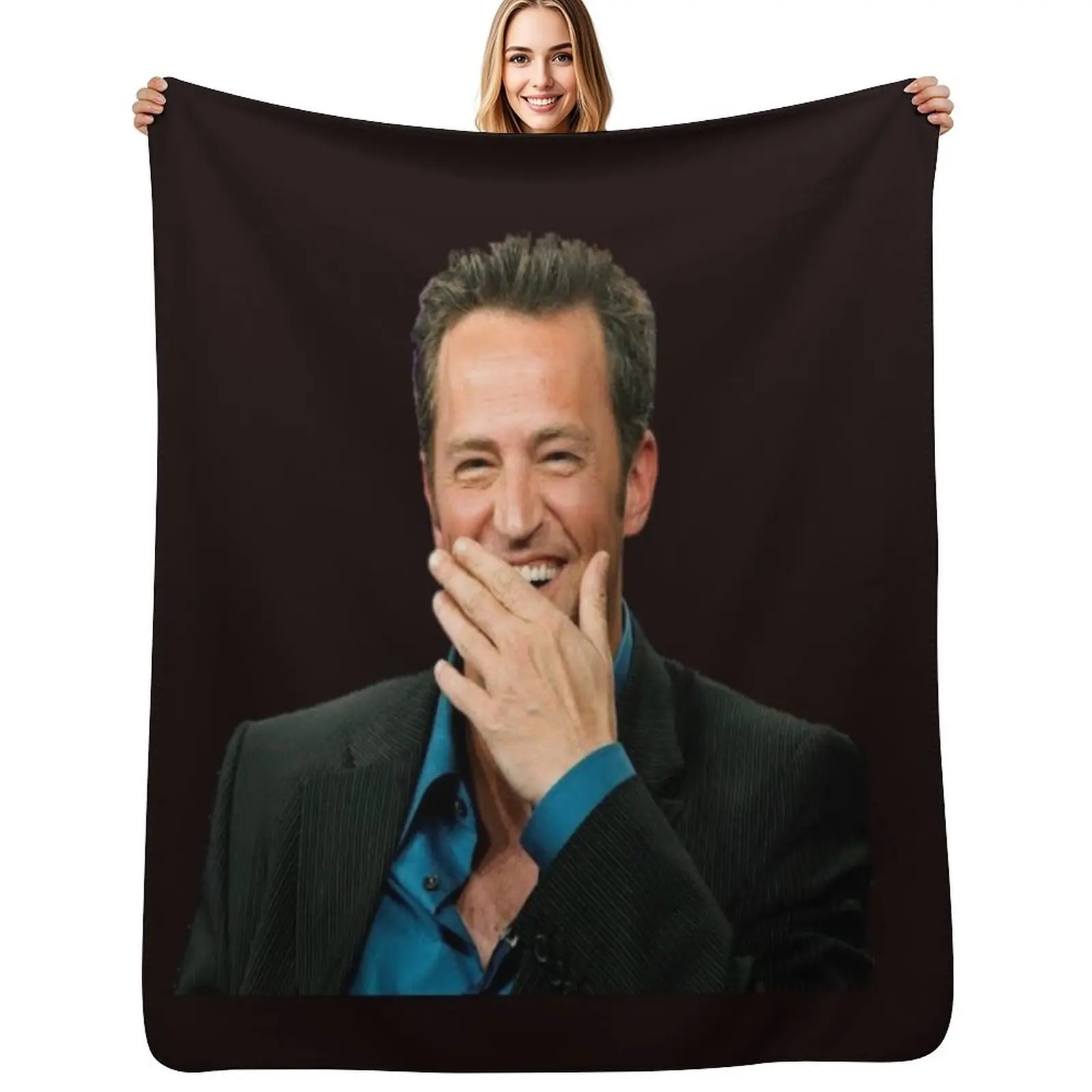 matthew perry Throw Blanket anime heavy to sleep Luxury Bed linens Nap Bed covers Blankets