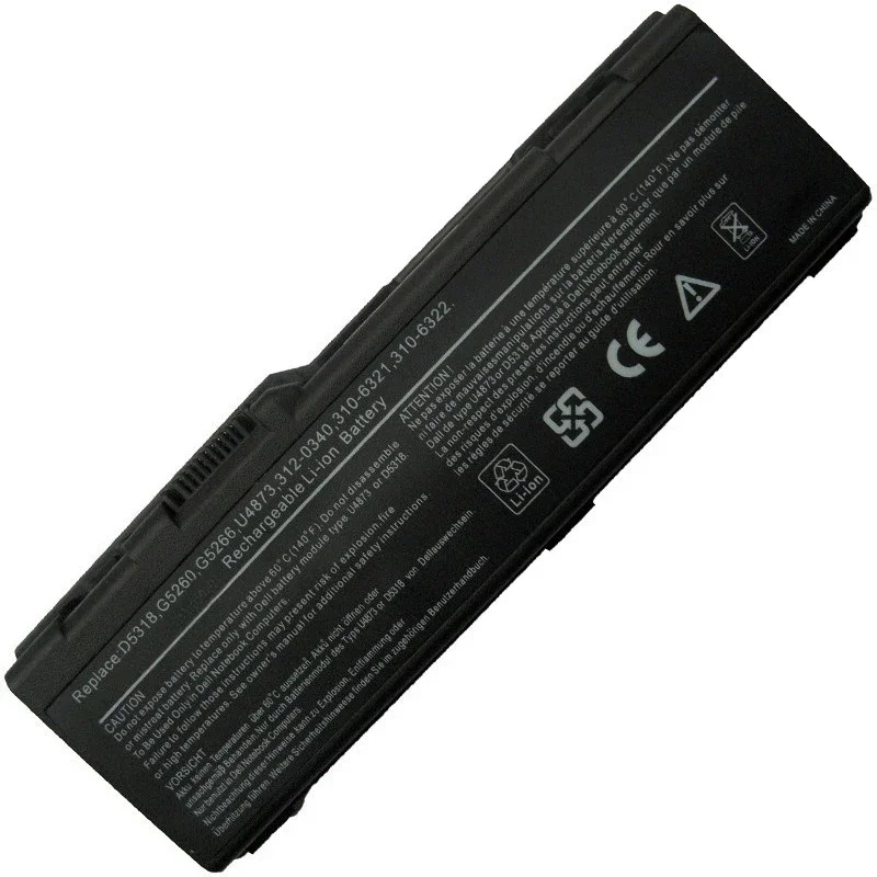 For D5318 6600mAh New High-quality Laptop replaceable Battery for Dell Inspiron 6000 9200 U4873 XPS Gen 2 M1710 D5318 YF976