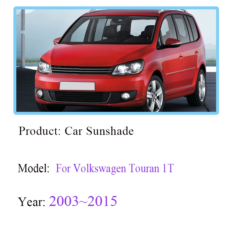 

Солнцезащитные козырьки для Volkswagen VW Touran 1T 2003-2015, полная защита лобового стекла, защита от солнца и УФ-излучения, аксессуары для авто