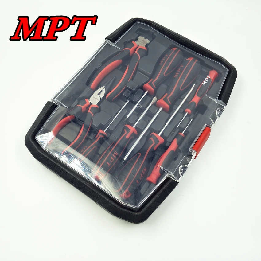 9PCS/SET Screwdriver and Plier Set with Long Nose Pliers,Diagonal Pilers, Precision Screwdriver