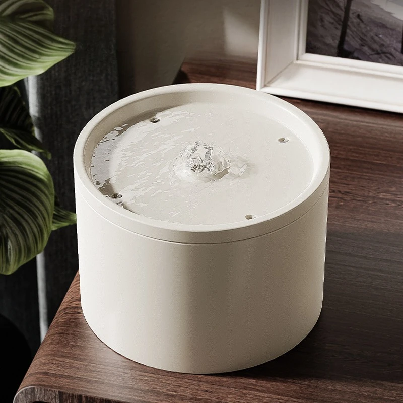 Cat Automatic Water Dispenser Flowing Silent Circulating Filter Pet Ceramic Water Feeder