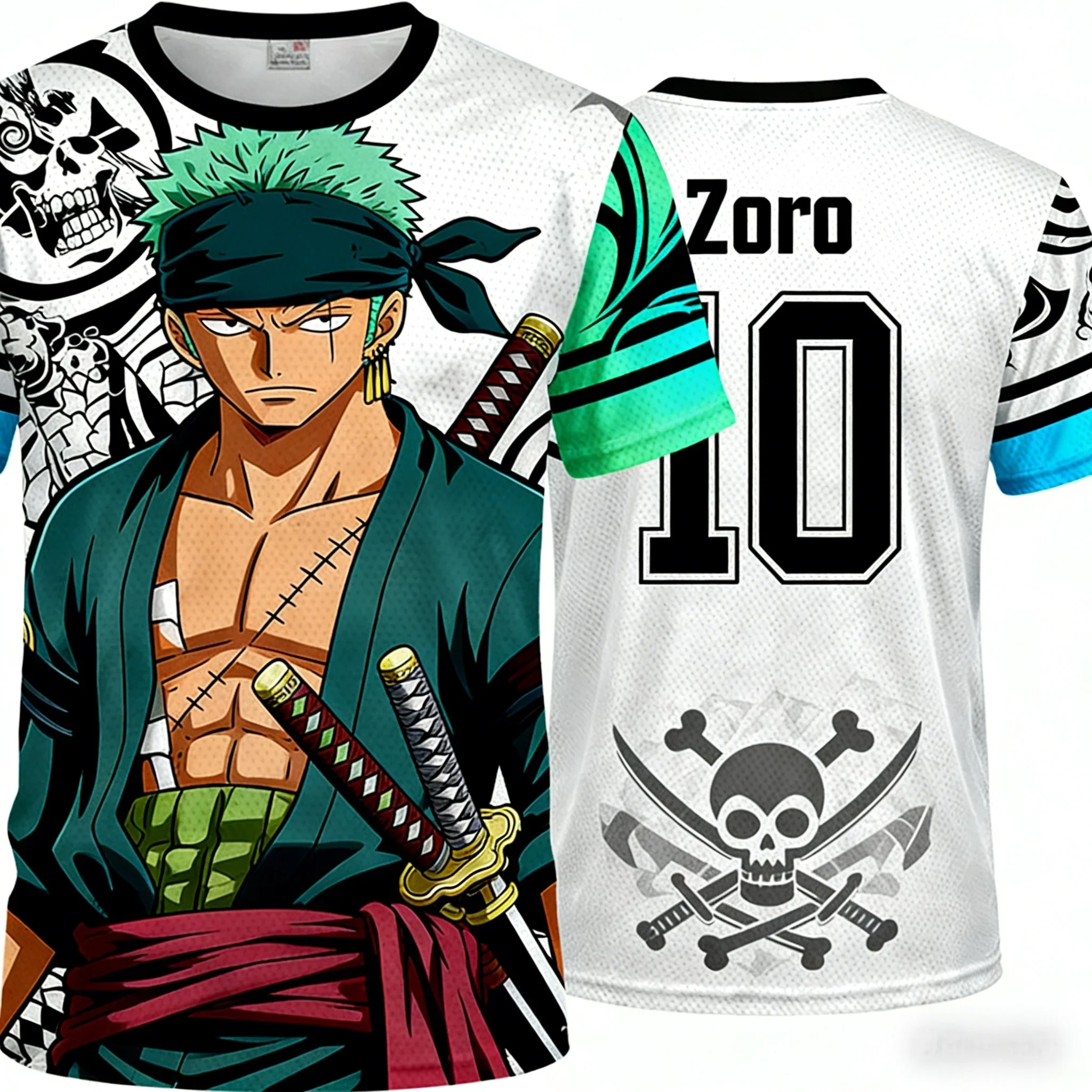 Sommer Kinder Einteiler T-Shirt Brook Soul King Print Lässige Jungenkleidung Mädchen Kurzarm Herren Trikot Spiel