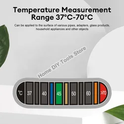 0-70℃ Cup Kettle Liquid Temperature Tester Milk Water Coffee Food Thermometer Discoloration Sticker For Home Kitchen Indoor