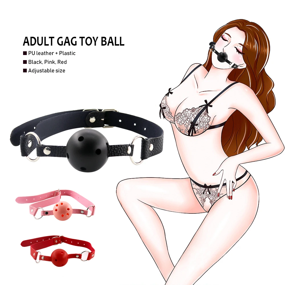 Slave Harness Gag Ball Sex Toys Open Mouth Gag BDSM Bondage Mouth Ball Woman Couples Adult Sex Games Erotic Accessories