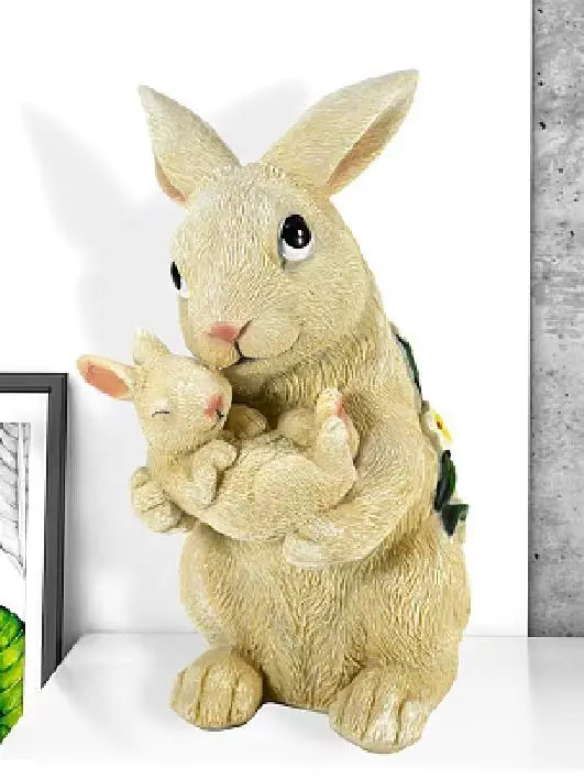 

Solar Easter Bunny Lights Outdoor Garden Decoration Color Changing Solar Rabbit Lamp Set