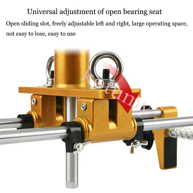 Slotter per porte in legno stozzatrice per legno Doorlock mortasing Template Jig installazione per la lavorazione del legno strumenti per fori per