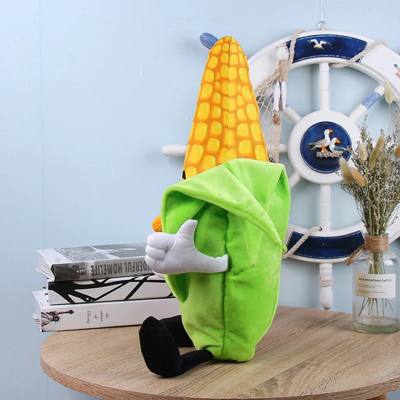 80 centimetri Del Fumetto Mais pannocchia di mais peluche bambola frutta verdura cibo Anti-stress morbido cuscino divano auto arredamento della stanza ornamento Cuscino regalo