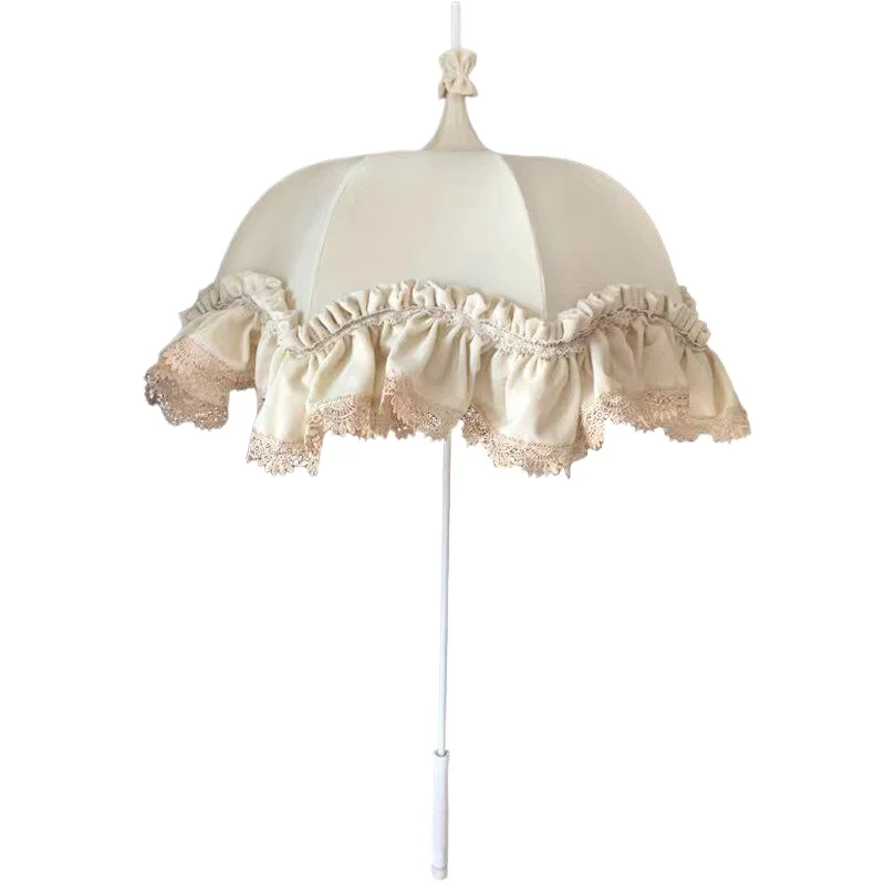 Handmade antique vintag Lolita lo wedding photography umbrella 55cm Pagoda