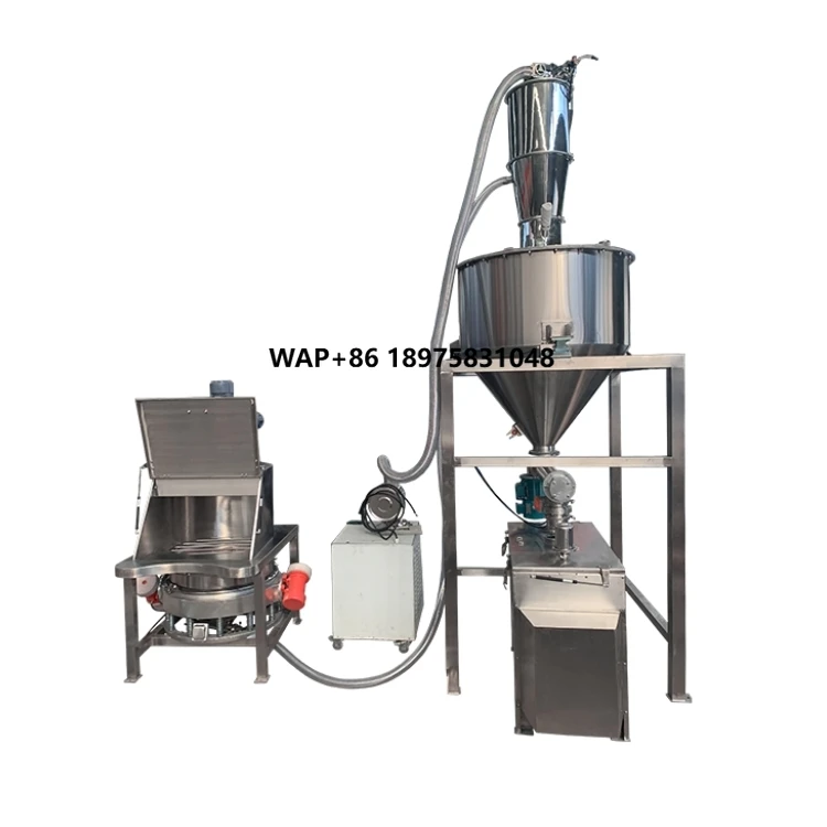 Sistema de transporte por vacío 350, transporte continuo de arena en polvo, transportador por vacío, transporte de frutas, cacahuetes salados, semillas de sésamo