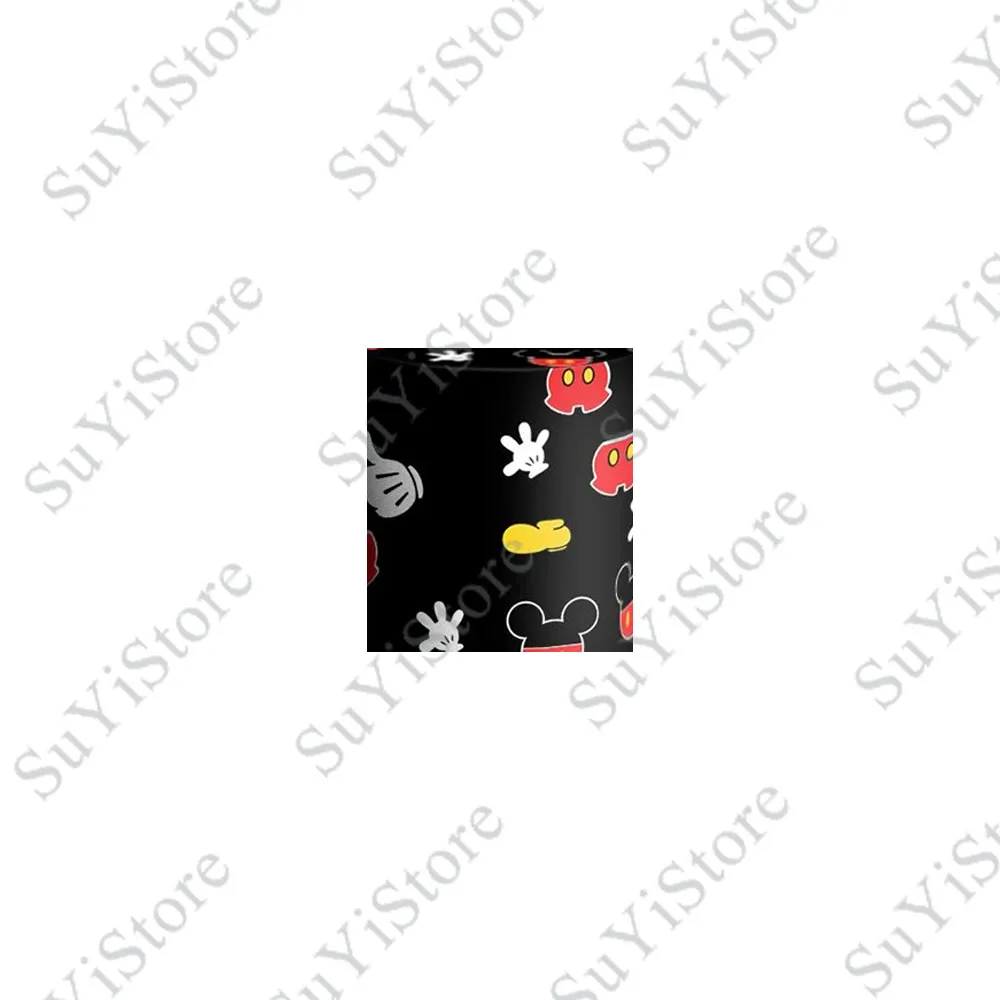 Disney Mickey Mouse Round Photo Backdrop Cover For Kids Birthday Baby Shower Circle Photography Background Cylinder Covers