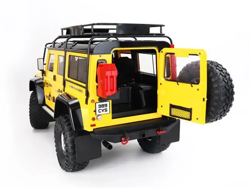 HG 1/10 Land Rover Tx4 Ferngesteuerter Bergsteiger, Rauchwinde mit Licht- und Soundeffekten P411 Elektroauto