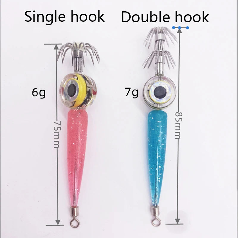 Fishing Bait Lamp LED Deep-Sea Luminous Squid Hook Bait Lamp Fish Collection Tool For Marine Fishing Feeder Fishing Accessories