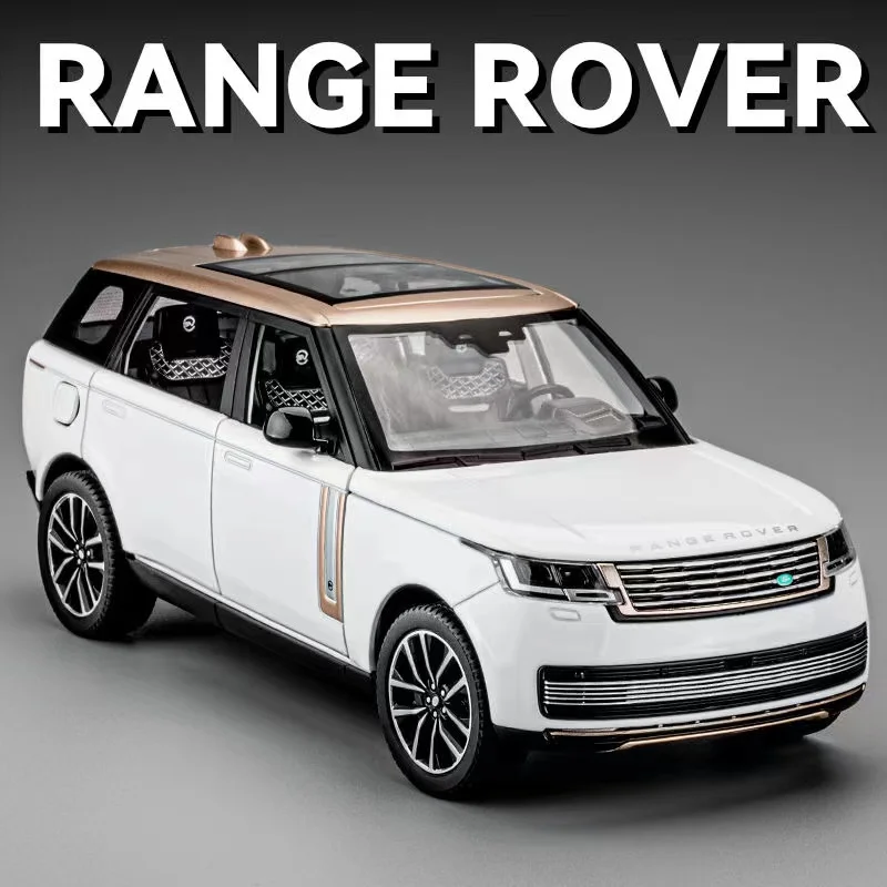 

Коллекция 1/32 года, модель автомобиля Land Range Rover SV SUV из сплава, литой металлический внедорожник, модель автомобиля, имитация звука и фоторяда, подарок для детей