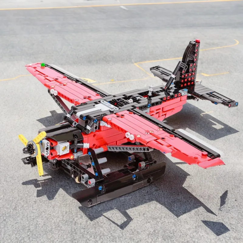 799 قطعة طائرة سيسنا MOC 42040 البديل و 42082 C-التكنولوجيا التعليم بناء لتقوم بها بنفسك كتل عيد ميلاد اللعب هدية