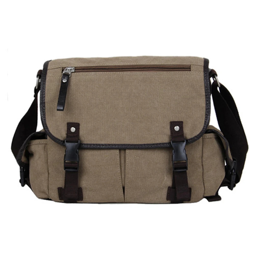 

Vintage Crossbody Bags For Men Large Capacity Crossbody Bags Multi Pockets 14 Inch Laptop Pouch Adjustable Strap for School Work