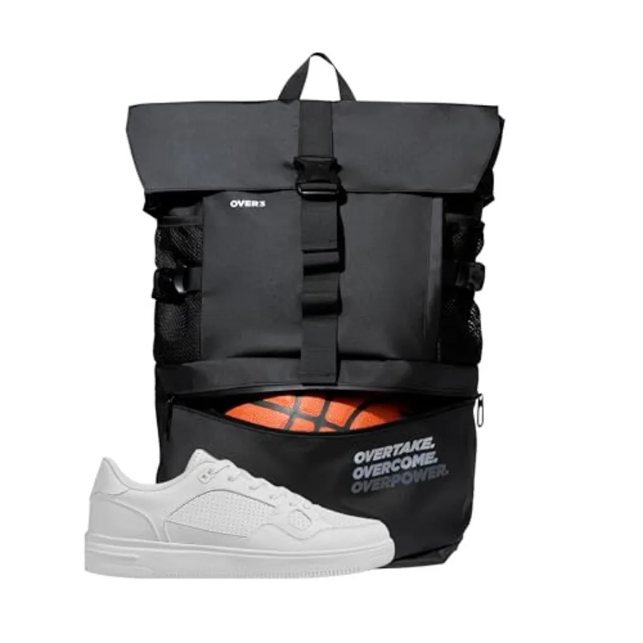 

Basketball Backpack Large - with Shoe and Laptop Compartment - Versatile Bag for Basketball Soccer Volleyball Football and Trav