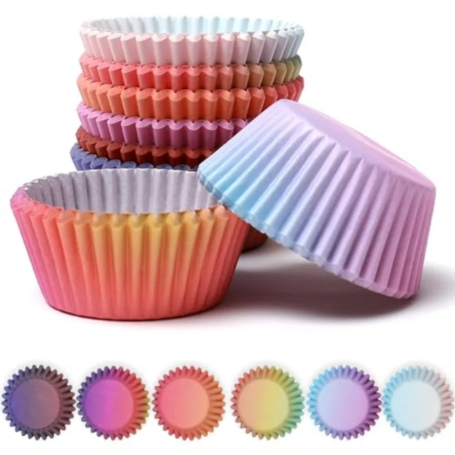 

Cupcake Liners Cupcake Cups 300-Count Food Grade Gradient Design Cupcake Papers Baking Cups Cupcake Wrappers
