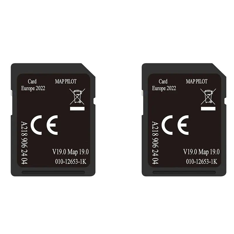 2X A218 V19 Navigation Card For CLA-CLASS From 2014- Europe Map 2022/2023 A218 906 2404 Map Card-A08Q