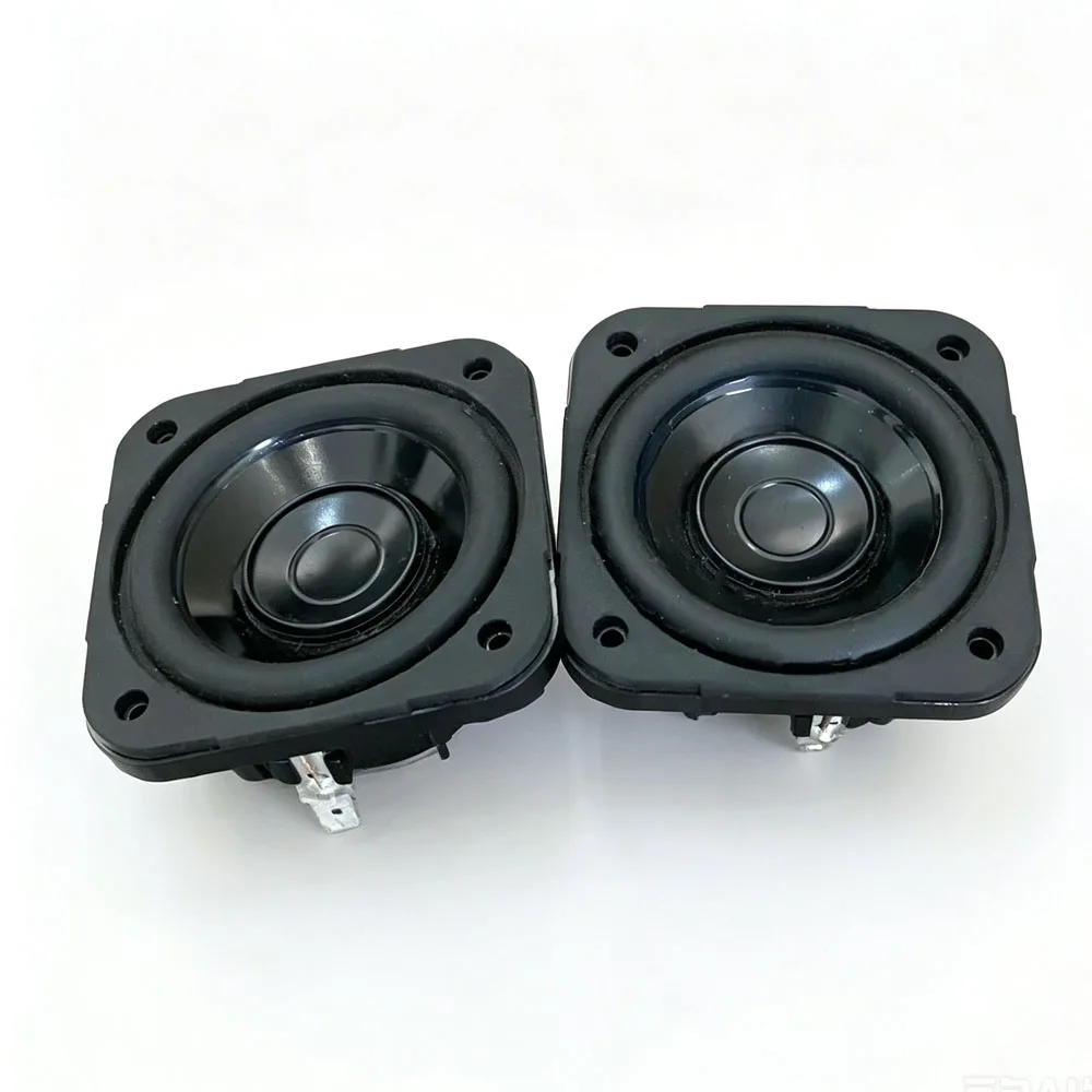 2 Peças de Alto-falantes de 2 Polegadas (52mm) 4 Ohm 20W, Unidade de Áudio Hi-Fi de Gama Completa com Ímã de Neodímio e Longo Alcance, Subwoofer DIY para Caixa de Som Bluetooth