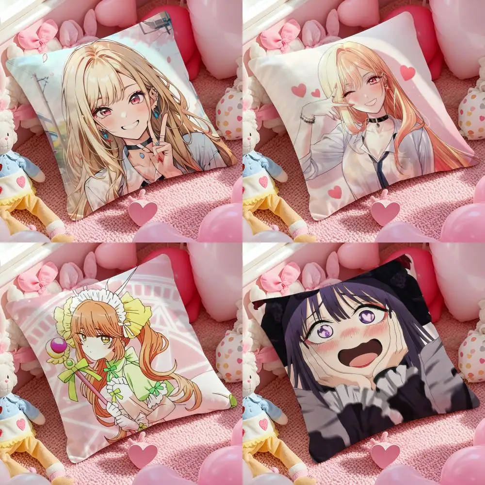 

Чехол для подушки My Dress Up Darling в стиле аниме с принтом, наволочка для гостиной, дивана, наволочка и декор для спальни