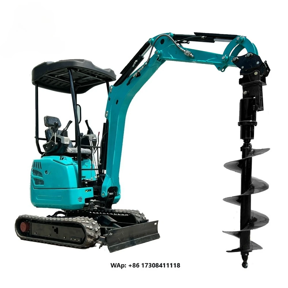 Rippa Construction Machinery Attachments Parts Mini Excavator Earth Auger