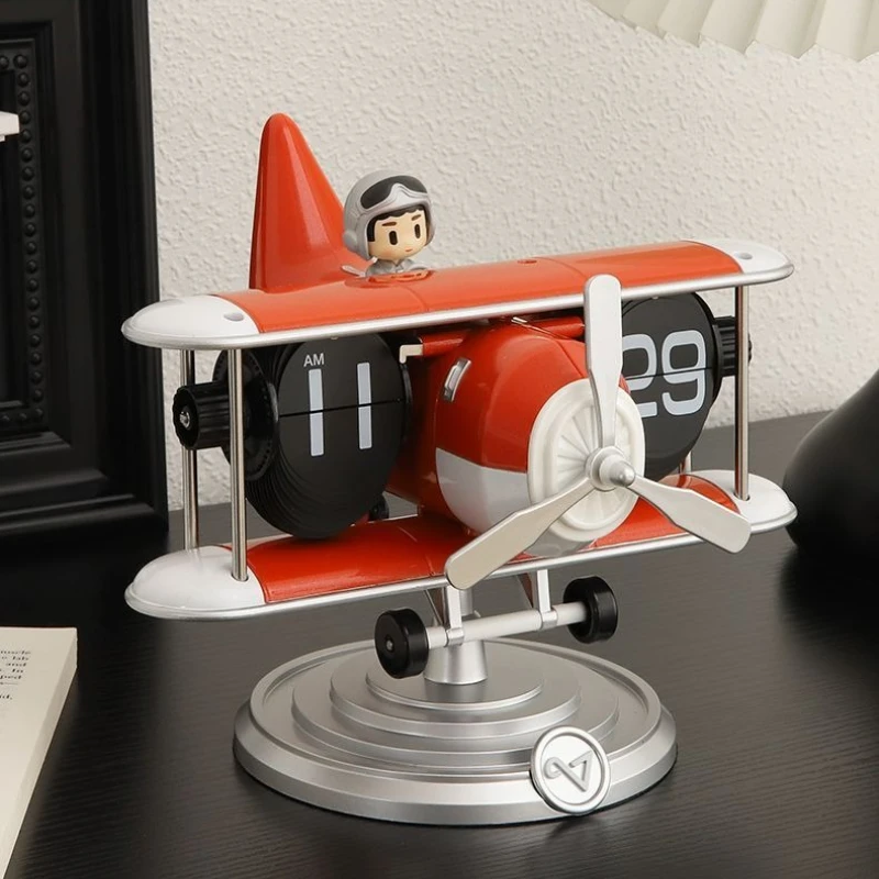 

Mechanical Living Room Table Clock Retro Bedroom Desk Clocks Digital Interior Watches Luxury Table Decoration and Accessories