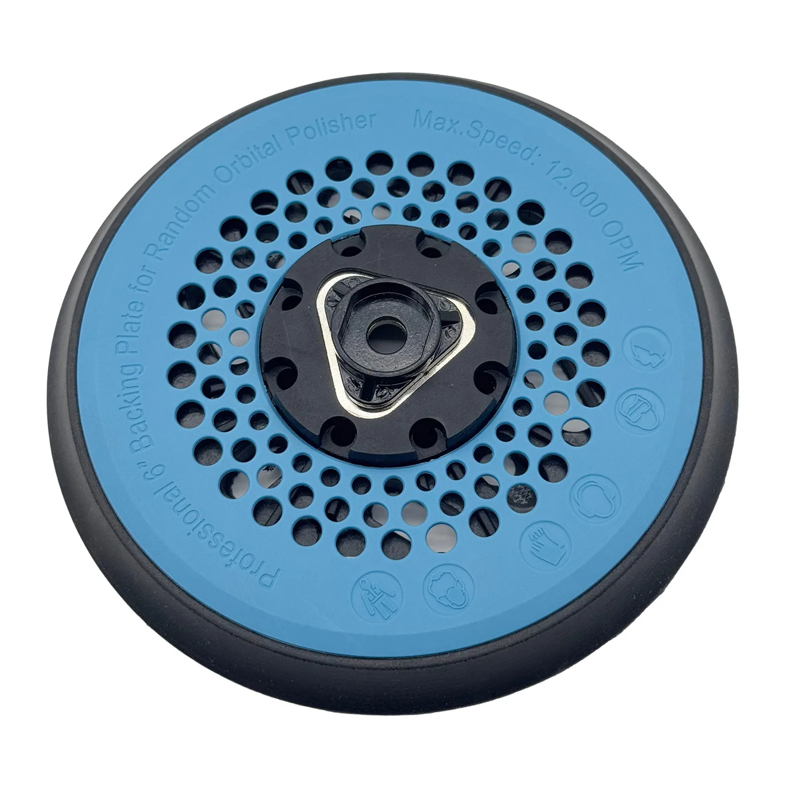 Hakenpolster-Schleifpad, 17-Loch-Exzenterschleifen, Ersatz-Hakenpolster für elektrisches Polierscheibe, Exzenterschleifen