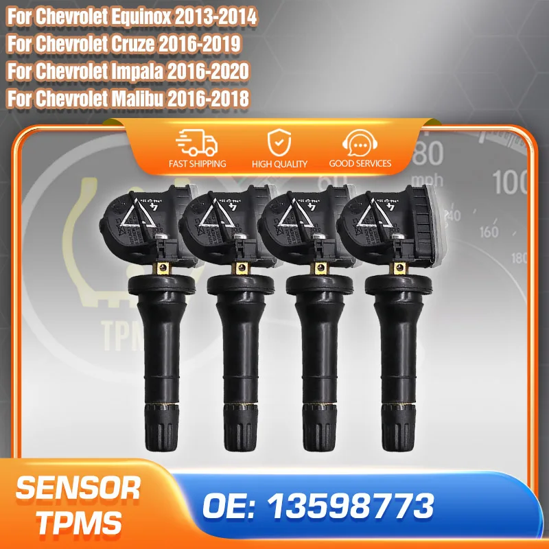 Sensor TPMS 13598773   Para Chevrolet Cruze Chevrolet Impala Chevrolet Malibu Chevrolet Equinox piezas del Sensor de Monitor de presión de neumáticos