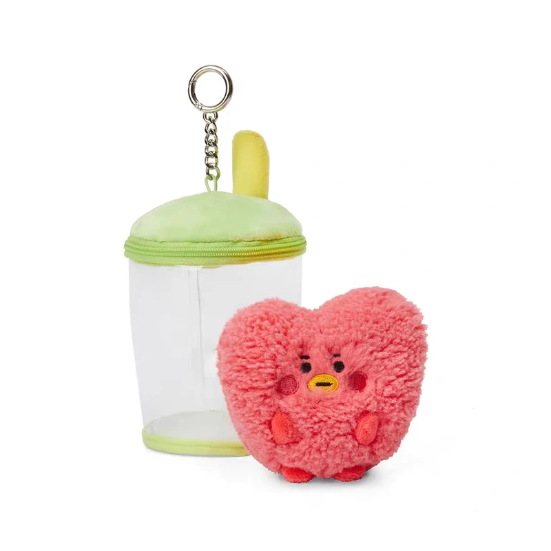 linefriends bt21 Plush bubble tea series Cute plush doll interior decoration Kids gifts toy collection Bag pendant