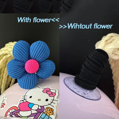 Imagen 2 del producto Trenzas para casco de motocicleta, pelucas para mujer, 164 colores, trenzas para Moto, ciclismo, esquí, decoración, cola de caballo doble trenzada, 2 uds.