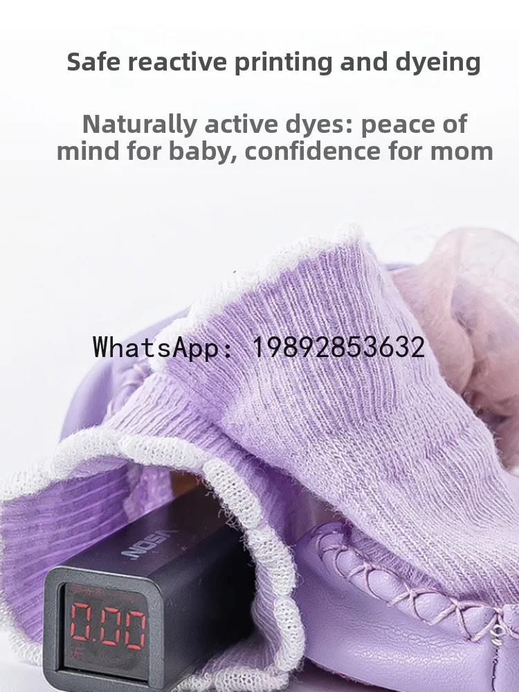 جوارب أطفال رفيعة جديدة مع أحذية جوارب للمشي للأطفال بحافة دانتيل لاصقة مضادة للانزلاق #3