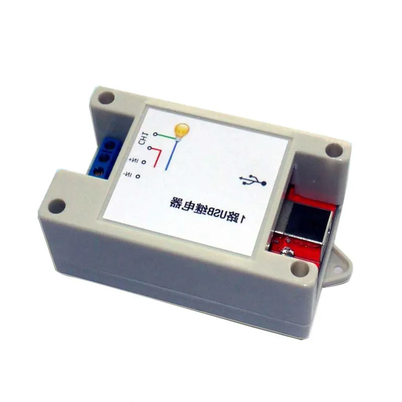 1RoadUSBRelay Module Belt1Digital Traffic Collection CH340 Delay Relay WeChat Cloud Remote Control