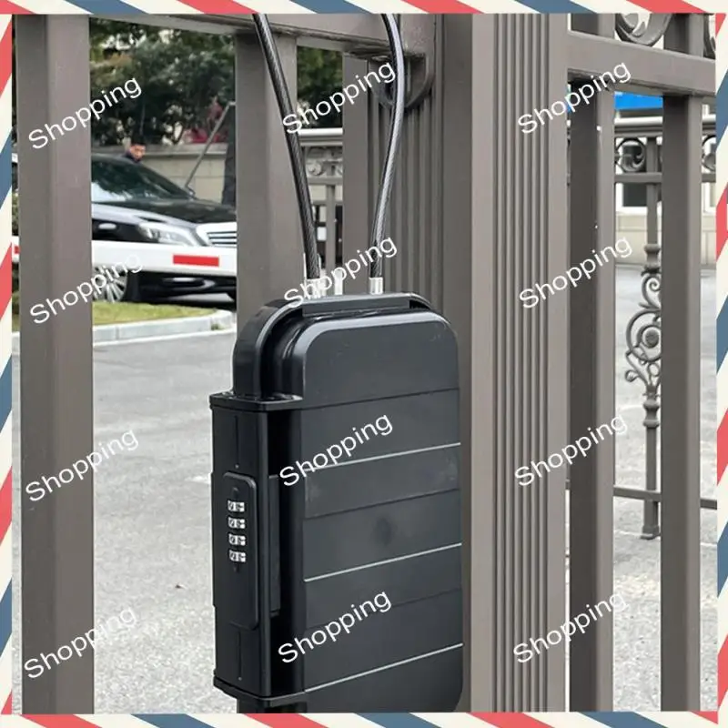 

Замок M20K, ящик для блокировки телефона, ящик для блокировки безопасности, прозрачный уличный водонепроницаемый дорожный сейф, пляжный ящик с паролем, простая установка, BM