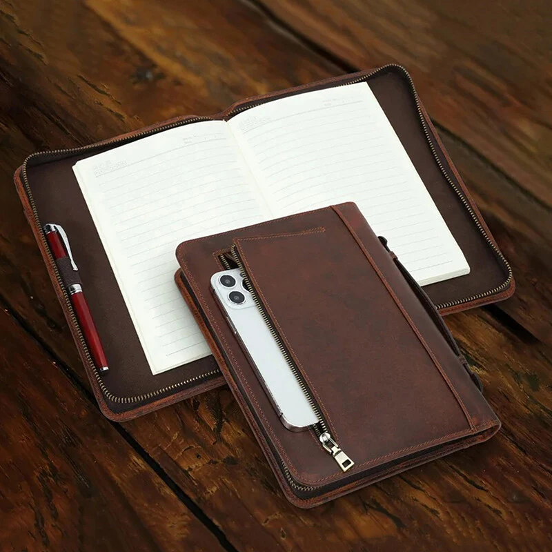 p-genuine-leather-book-cover-a5-notepad-notebook-case-protective-cover-pen-holder