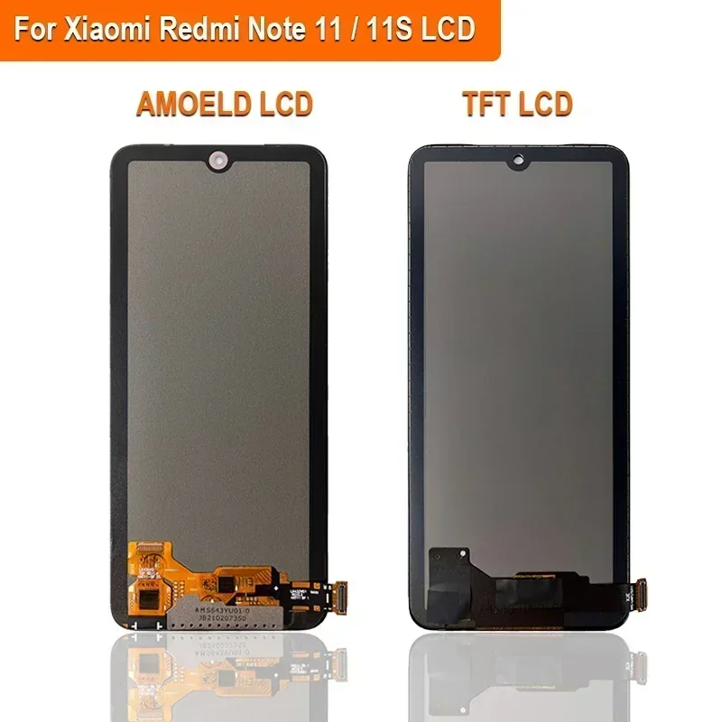 2201117SG, 2201117SI, 2201117SY LCD For Xiaomi Redmi Note 11 LCD Display Touch Screen Digitizer Assembly For Redmi Note 11S LCD