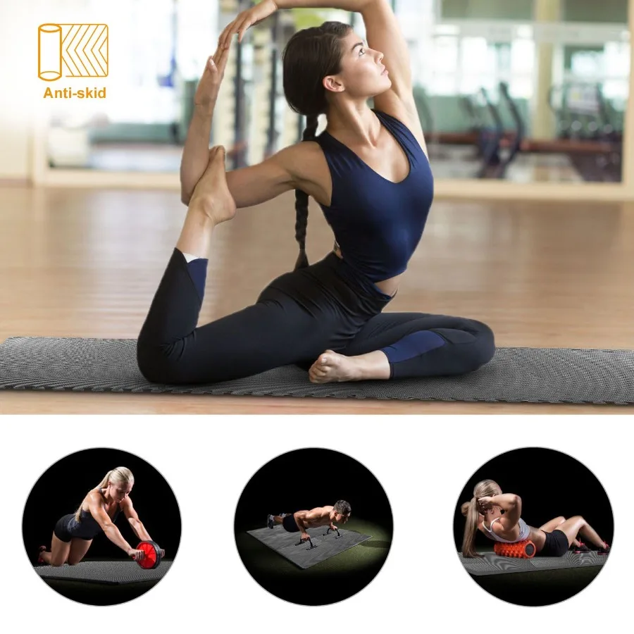 

Puzzle Exercise Mat Foam Gym EVA Mat Interlocking Tiles Protective Flooring for Gym Equipment and Cushion for Workouts