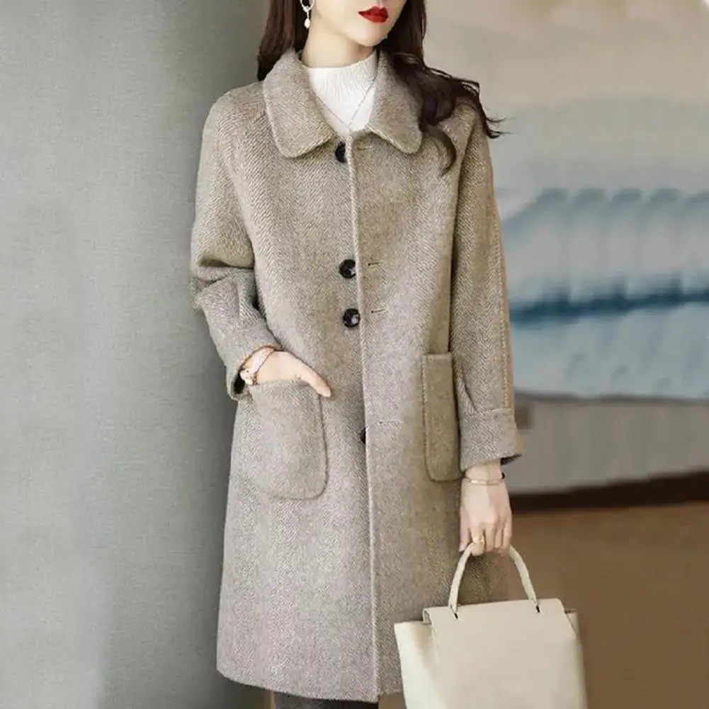 Women Jacket Lightweight Women Coat Women’s Winter Overcoat Thermal Long Sleeve Cardigan 2026 Commuting Women Overcoat