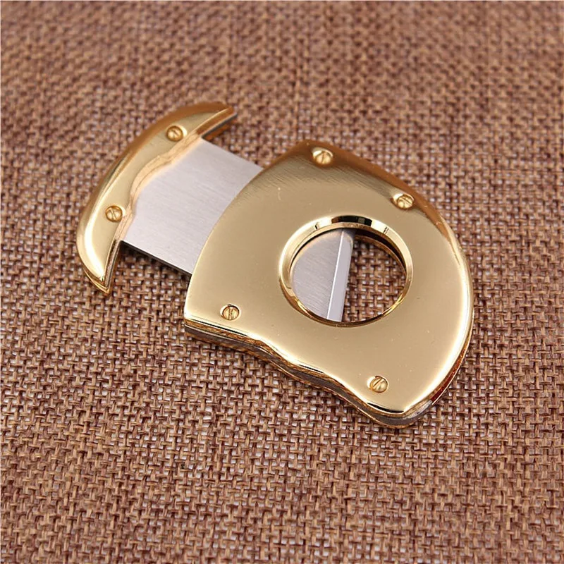 Stainless Steel Cigar Cutter Knife Cigar Scissors Cigar Knife Sharp Blade Cigar Cutter Puncher Guillotine Smoking Cigar Tool