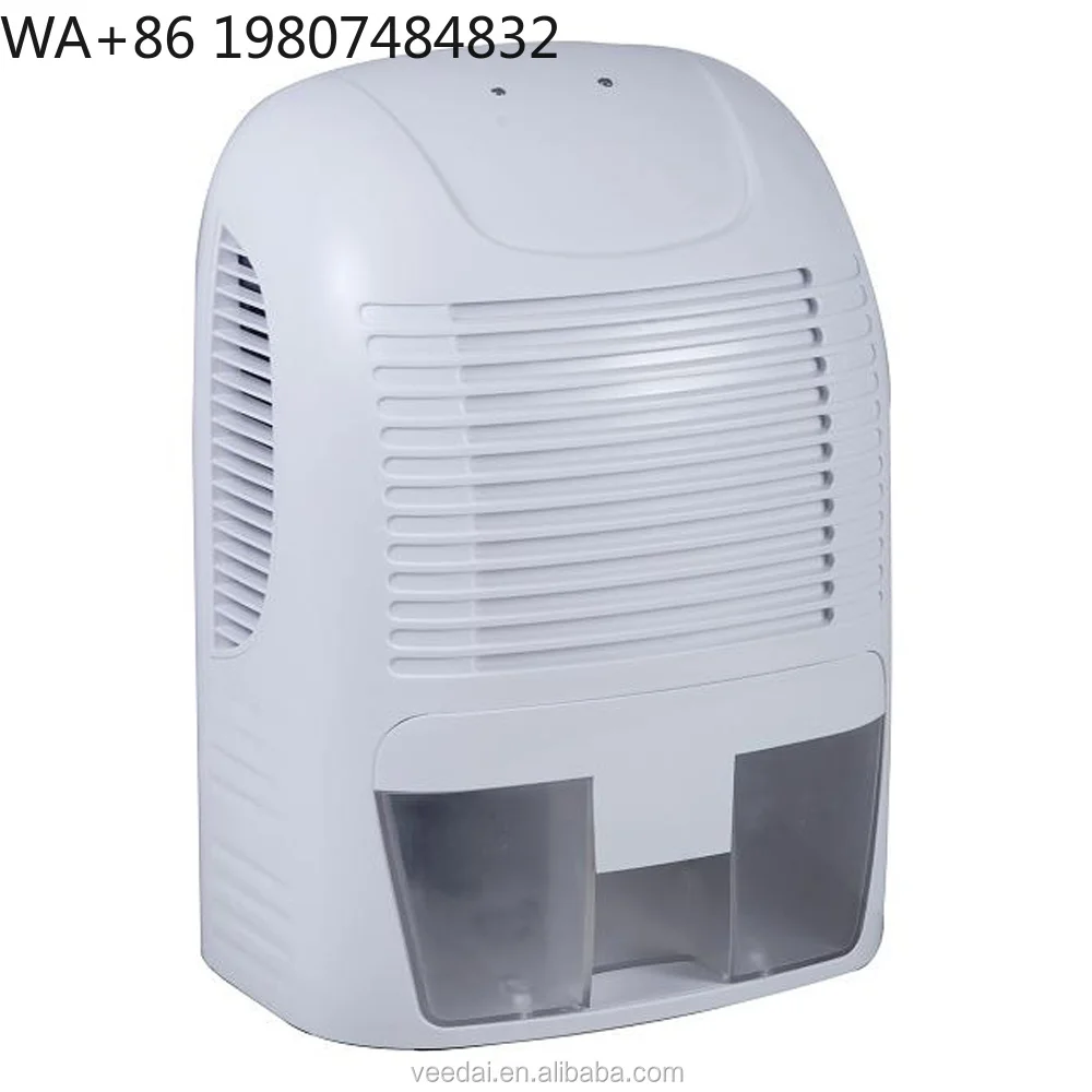1.5L Mini Portable Damp Absorber Low Noise Fan Operation LED Humidity Display Timing Control Mildew Remover For Small Interior