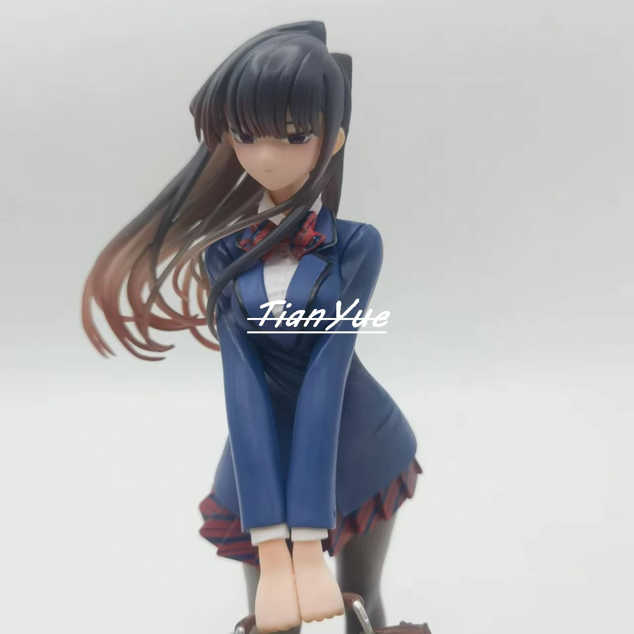 Anime Komi has Communication barriers Komi Shoko School Uniform version Figure Toy Decoration 25cm