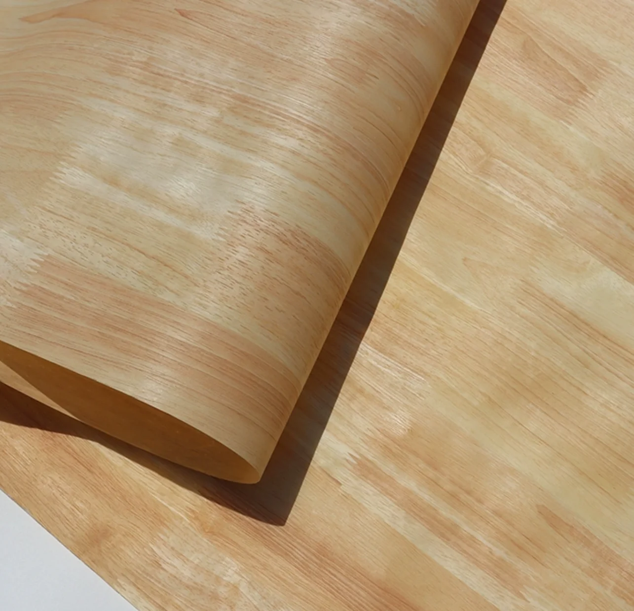 L:2.5meters Width:580mm T:0.25mm Natural rubber wood veneer Furniture wooden doors home veneer decoration