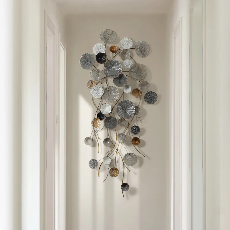 High Quality Vine 3d Metal Wall Art Decor Creative Handmade Large Wall Hanging Art Sculpture Nature Art Decor for Home